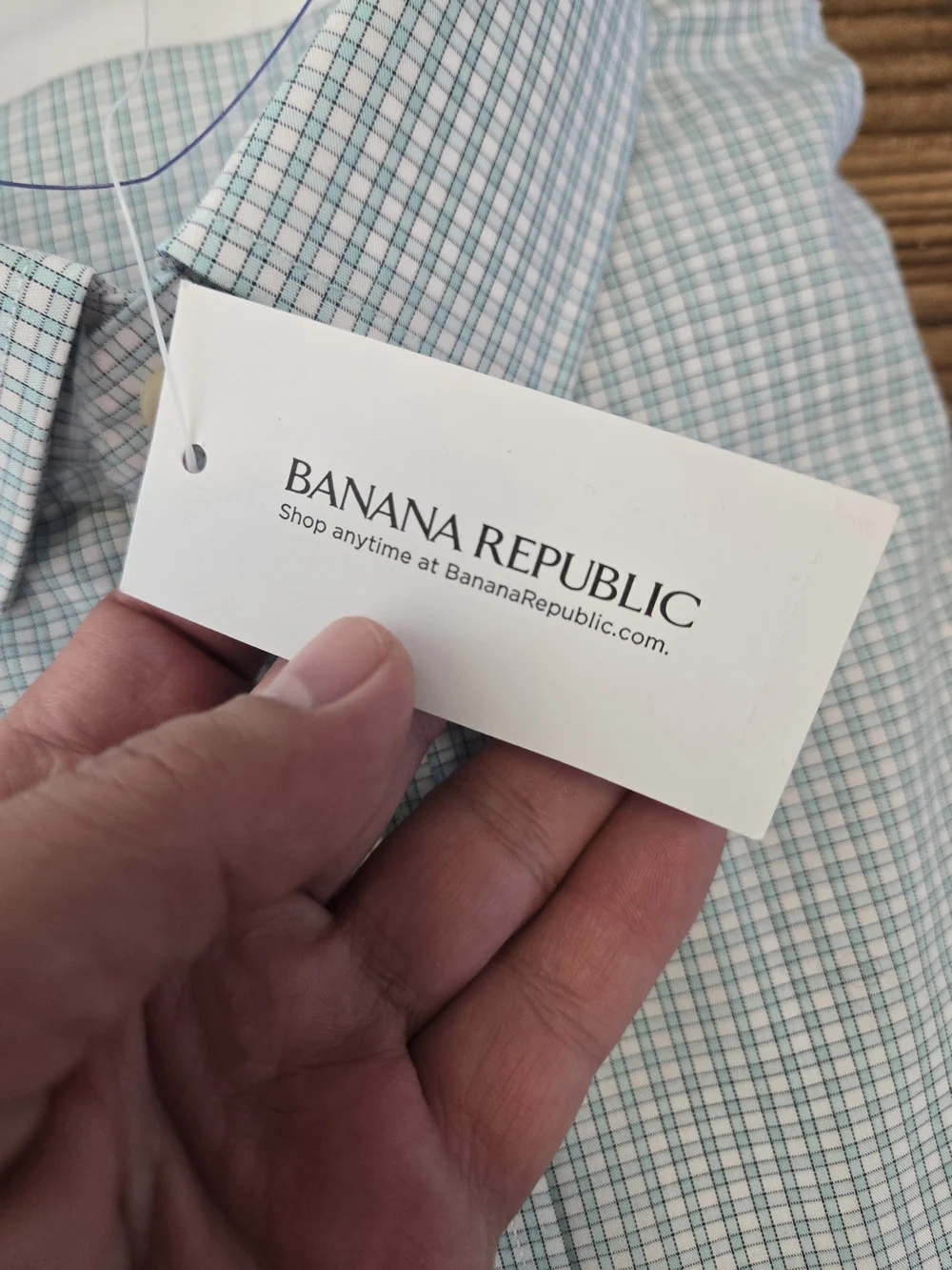 Banana Republic Button Down Shirt NON-IRON Tailored SLIM FIT Size M